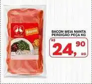 Roldão Bacon meia manta perdigão peça oferta