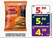 Roldão Seara - hambúrguer bovino air fryer oferta
