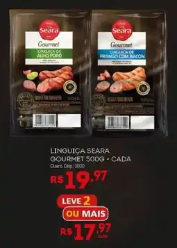 Bistek Supermercados Linguiça seara gourmet oferta