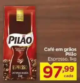 Carrefour Café em grãos Pilão Espresso oferta