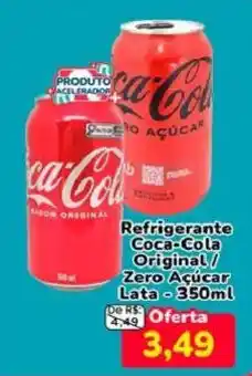 Nagumo Refrigerante Coca-Cola Original / Zero Açúcar oferta