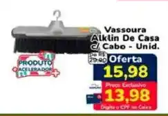 Vassoura Alkin De Casa C/ Cabo - Unid.