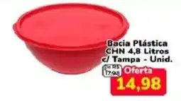 Nagumo Bacia Plástica c/ Tampa oferta
