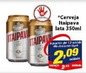 Vencedor Atacadista Cerveja Itaipava lata 350ml oferta