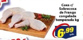 Vencedor Atacadista Coxa c/ Sobrecoxa de Frango congelada temperada 1kg oferta