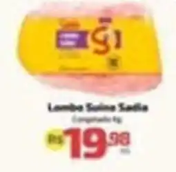 Supermercado Jacomar Lombo Suíno Sadia oferta