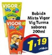Bebida Mista vigor Vig Turma sabores 200ml