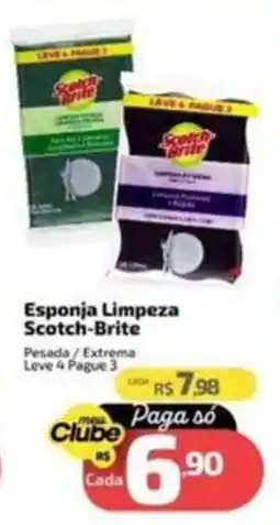 Supermercado Jacomar Esponja Limpeza Scotch-Brite oferta
