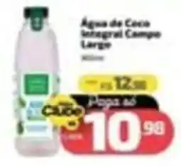 Supermercado Jacomar Água de Coco Integral Campo Large oferta