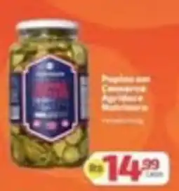 Supermercado Jacomar Pepino em Conserva Agrícola Nutribene oferta