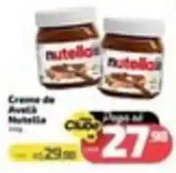 Supermercado Jacomar creme de aveia nutella oferta