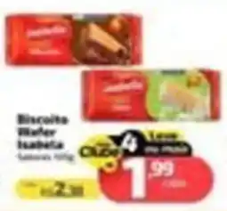 Supermercado Jacomar Biscoito Wafer Isabela oferta