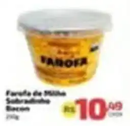 Supermercado Jacomar Farofa de Milho Sobradinho Bacon oferta