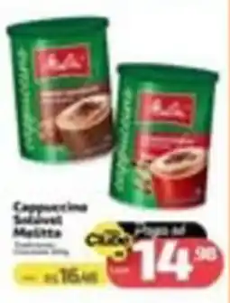 Supermercado Jacomar Cappuccino Solúvel Melitta oferta