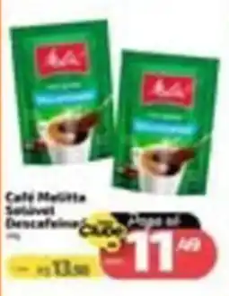 Supermercado Jacomar Café Melitta Solúvel Descafeinado oferta