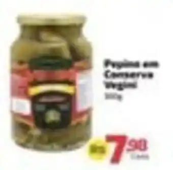 Supermercado Jacomar Pepino em Conserva Vegini oferta