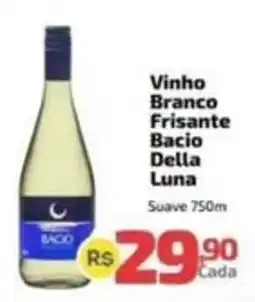 Supermercado Jacomar Vinho Branco Frisante Bacio Della Luna oferta