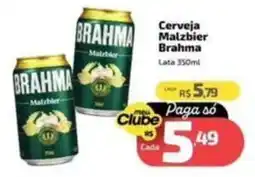 Supermercado Jacomar Cerveja Malzbier Brahma oferta