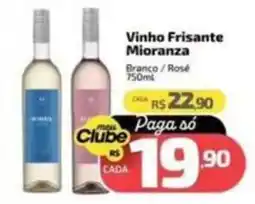 Supermercado Jacomar Vinho Frisante Mioranza oferta