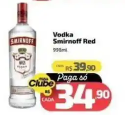 Supermercado Jacomar Vodka Smirnoff Red oferta