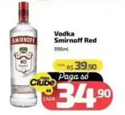 Supermercado Jacomar Vodka Smirnoff Red oferta