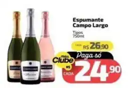 Supermercado Jacomar Espumante Campo Largo oferta