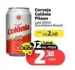Supermercado Jacomar Cerveja Colônia Pilsen oferta