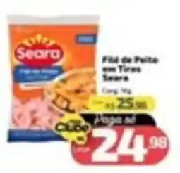 Supermercado Jacomar Fild de Peito em Tiras Seara oferta