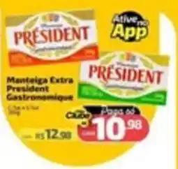 Supermercado Jacomar Manteiga extra president gastronomique oferta