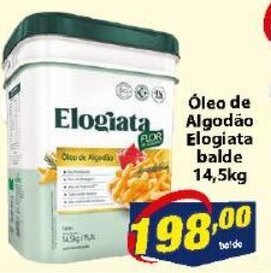 Vencedor Atacadista Oleo de Algodao Elogiata balde 14.5kg oferta