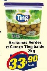 Vencedor Atacadista Azeitonas Verdes c/ Caroco Ting Balde 2kg oferta