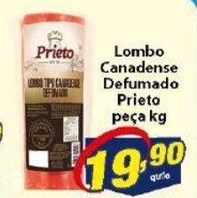 Vencedor Atacadista Lombo Canadense defumado Prieto peca 1kg oferta