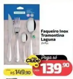 Supermercado Jacomar Faqueiro inox tramontina laguna oferta
