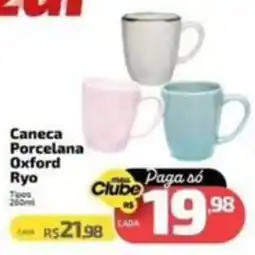 Supermercado Jacomar Caneca Porcelana Oxford Ryo oferta