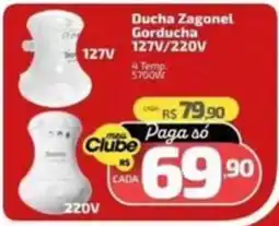 Supermercado Jacomar Ducha Zagonel Gorducha oferta