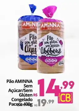 Althoff Supermercados Pão AMINNA Sem Açúcar/Sem Glúten oferta