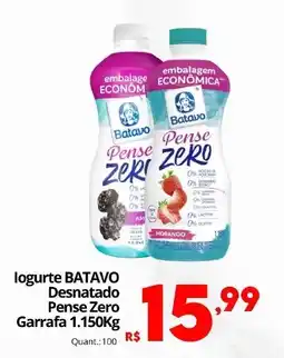Althoff Supermercados Iogurte batavo desnatado pense zero oferta