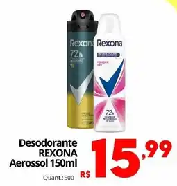 Althoff Supermercados Desodorante rexona aerossol oferta