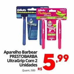 Althoff Supermercados Aparelho Barbear Prestobarba Ultragrip oferta