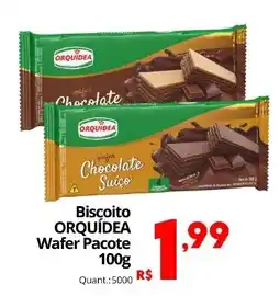 Althoff Supermercados Biscoito orquídea wafer chocolate suíço oferta