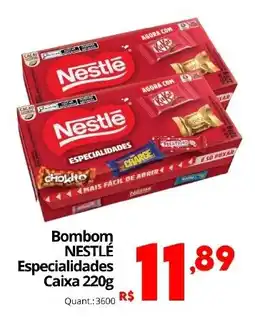 Althoff Supermercados Bombom nestlé especialidades oferta