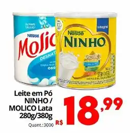 Althoff Supermercados Leite em Pó NINHO / MOLICO Lata oferta