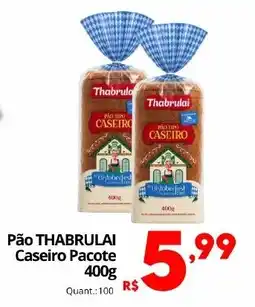 Althoff Supermercados Pão thabralai caseiro pacote oferta