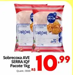 Althoff Supermercados Sobrecoxa ave serra iqf oferta