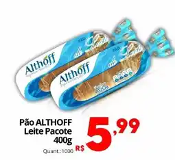 Althoff Supermercados Pão althoff leite pacote oferta
