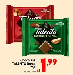 Althoff Supermercados Chocolate talento barra oferta