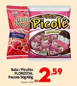 Althoff Supermercados Bala / Pirulito florestal oferta