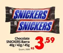 Althoff Supermercados Chocolate snickers barra oferta