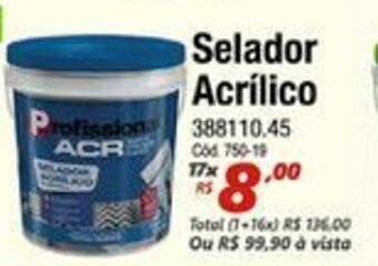 Lojas Becker Selador Acrilico oferta