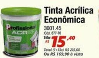 Lojas Becker Tinta Acrilica Economica oferta